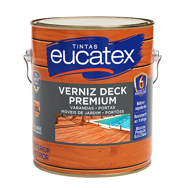Verniz 3.6L Natural Eucatol Deck Eucatex