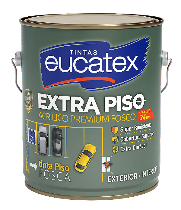Tinta Piso 3.6L Extra Concreto Eucatex