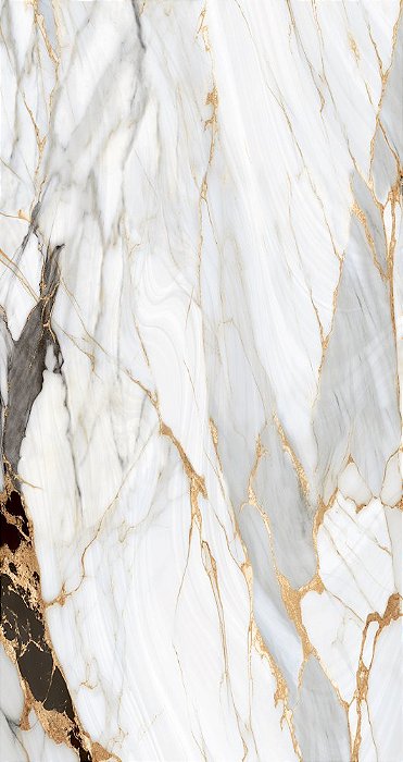 Piso 61X116 Damasco Polido (Lc) Cx2,83 Rocha Forte - cx2,830