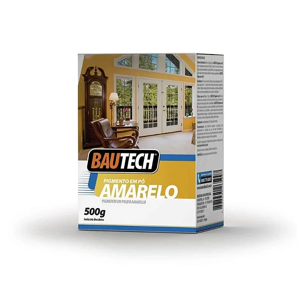 Corante Pigmento 500G Amarelo Bautech