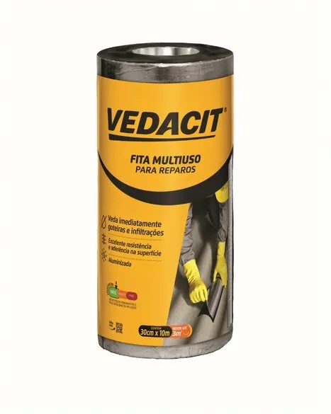 Fita Multiuso Para Reparos 30Cmx10Mt Vedacit