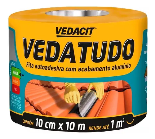 Fita Vedatudo 10Cmx10Mt Vedacit