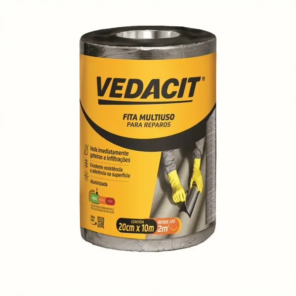 Fita Multiuso Para Reparos 20Cmx10Mt Vedacit