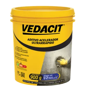 Aditivo Acelerador Ultrarrapido 900G Vedacit