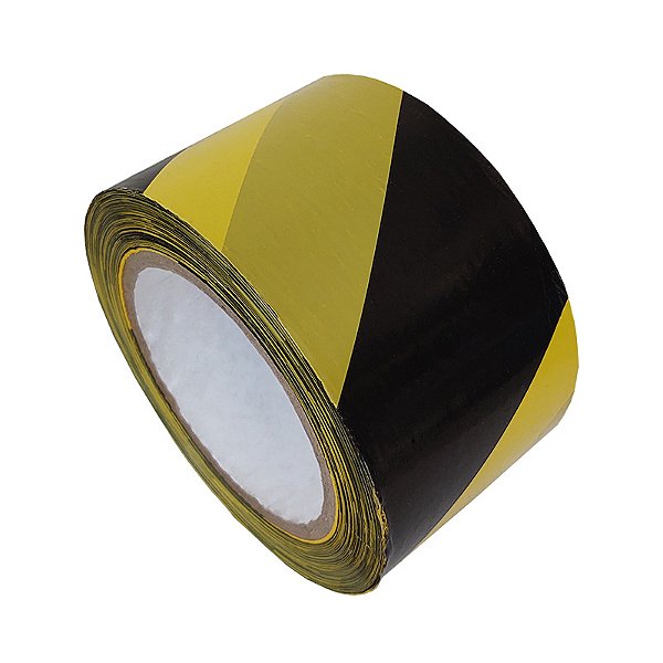 Fita Zebrada 50M Amarela /Preta Fixtil