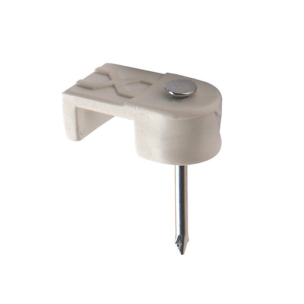 Fixador Fio Duplo 4mm Branco 15Pcs Sfxf03 Peg&Fixe