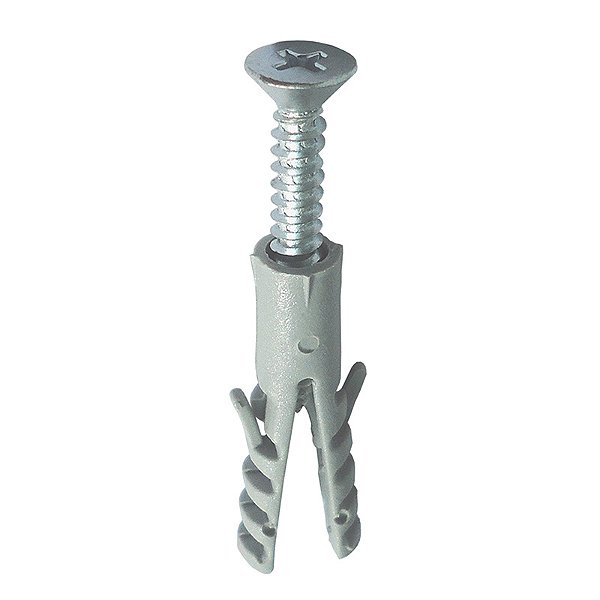 Parafuso Atarraxante 3.9X32 Chata Com Bucha 6mm 7Pcs Spcb05 Phillips Peg&Fixe