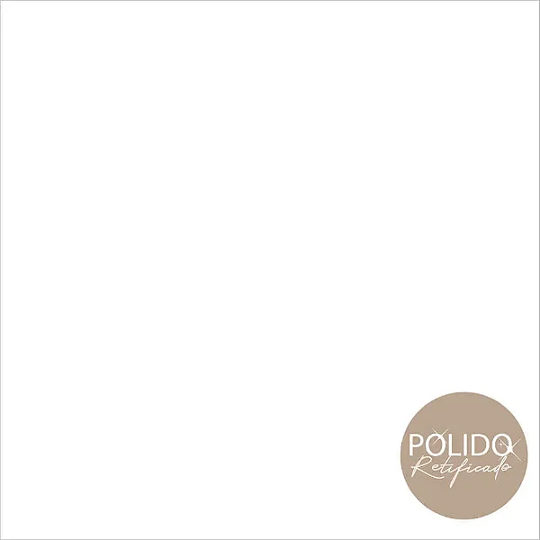 Piso Semi gres 66X66 Branco Polido Rt (Lb) Cx2,18 Formigres - cx2,180
