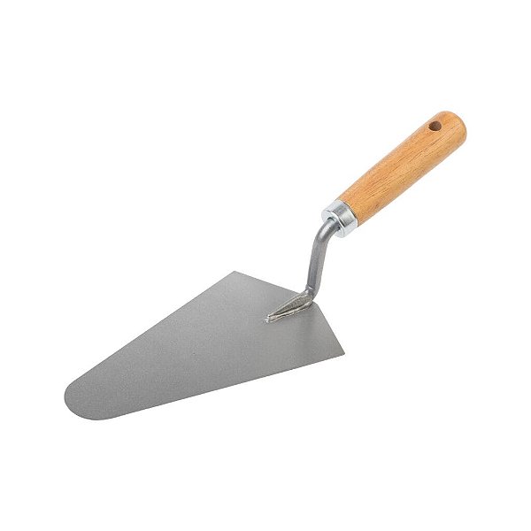 Colher Pedreiro 8 Reta Com Cabo de Madeira Cortag