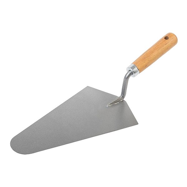 Colher Pedreiro 10 Reta Com Cabo de Madeira Cortag