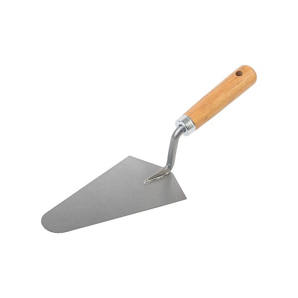 Colher Pedreiro 7 Reta Com Cabo de Madeira Cortag