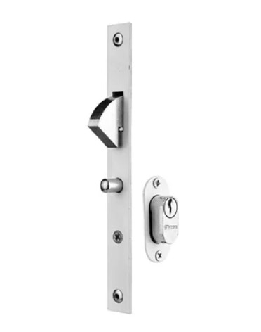 Fechadura 7000 Roseta Oval Branco Externa Silvana