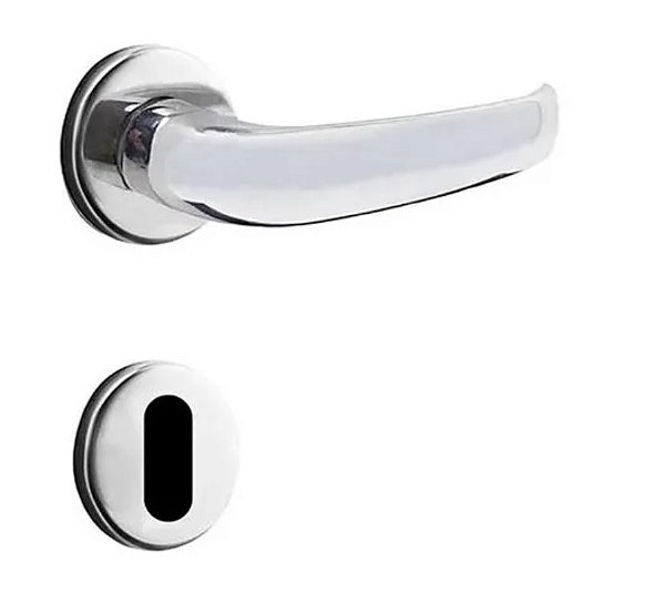 Fechadura Mz920 R64 Roseta Acetinado Interna Papaiz