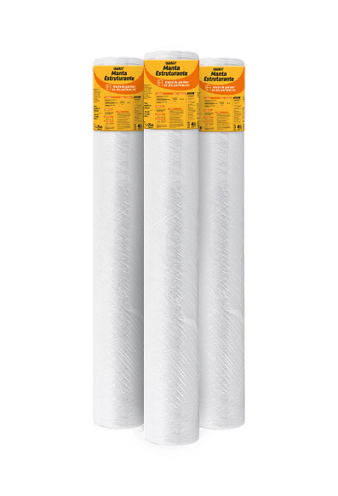 Manta Estruturante Poliester 1 m X 25 m Vedacit