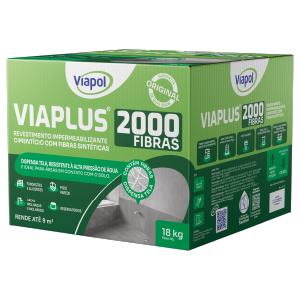 Viaplus 2000 Fibras 18 Kg Viapol