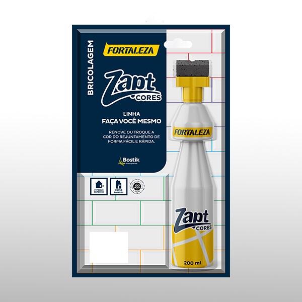 Rejunte Liquido Zapt 200Ml Cinza Fortaleza