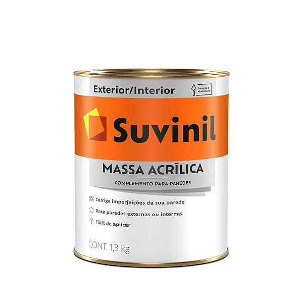Massa Acrilica 0,9L 1,3kg Suvinil