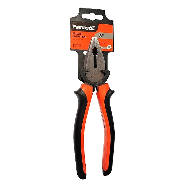 Alicate Universal 8 Polegadas Cabo Isolado 750V 3606 Famastil