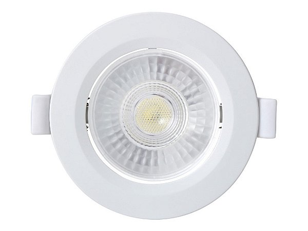 Spot Led Embutir Redondo 5W Luz Branca Fria 6500K Alltop Branco Mr16 Taschibra