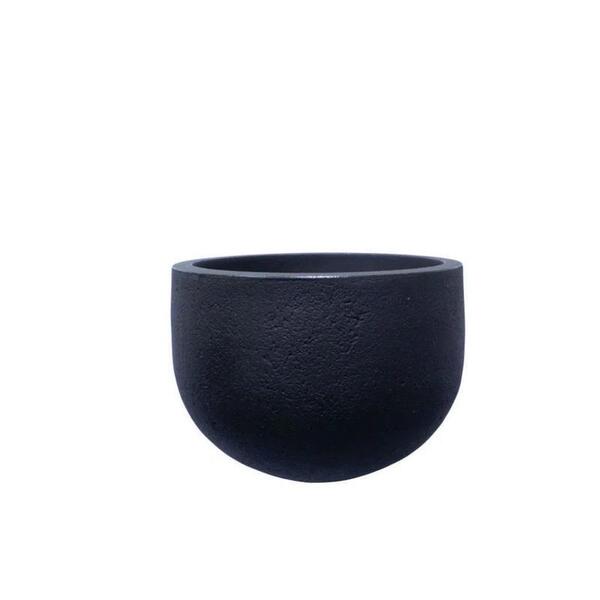 Vaso Plastico Rustico Redondo 33 Grafite Japi