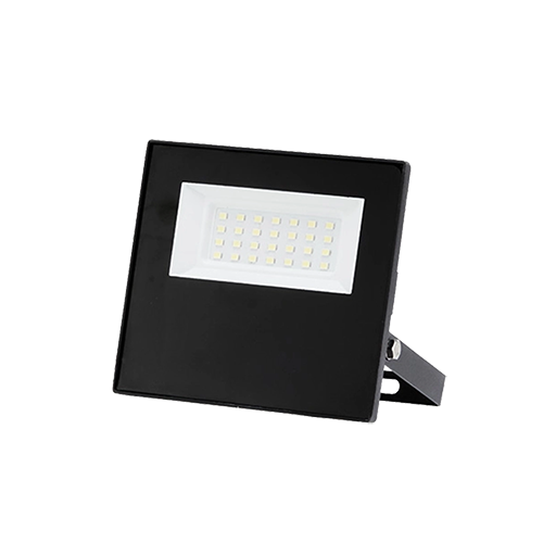 Projetor Refletor LED Slim 50W Biv Preto Luz Branca Fria 6500K Taschibra