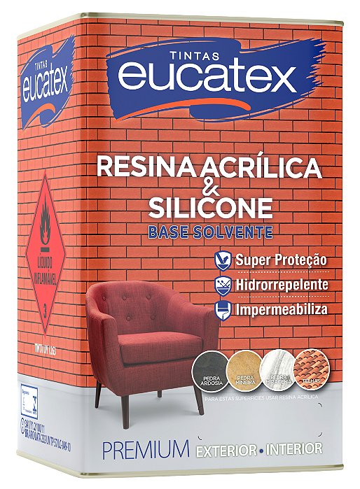 Resina Acrilica 18L Brilhante Eucatex