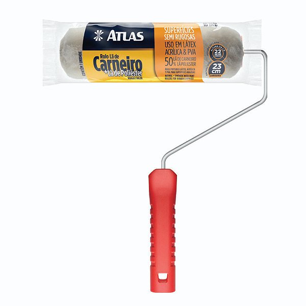 Rolo De La Mista 23cm com Suporte Ref 2228Sr Atlas