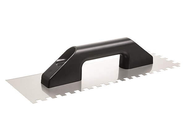 Desempenadeira Aco Dentada 10X10mm Cabo Plastico 12X38cm Cortag