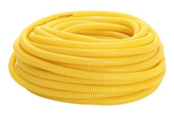 Eletroduto Corrugado Flexivel 25mm X 50m Amarelo Amanco