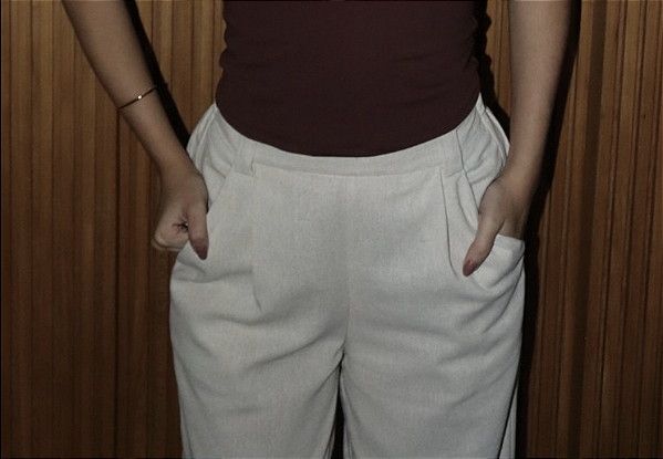 Calça Mari Bege