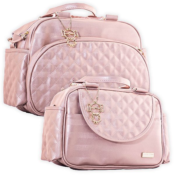 Bolsa Maternidade e Frasqueira Térmica Matelassê Pérola Rose - Baby Bl -  Bolsa Bebê - A maior loja de bolsas maternidade do Brasil