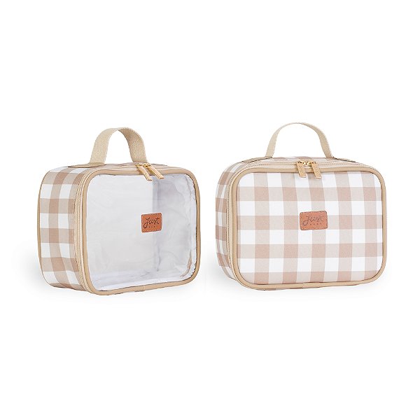 Kit Necessaire Vichy Bege