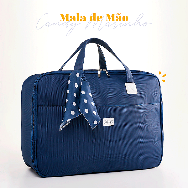 MALA MATERNIDADE DE MÃO CANDY MARINHO
