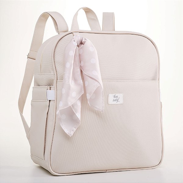 MOCHILA MATERNIDADE TÉRMICA CANDY BEGE