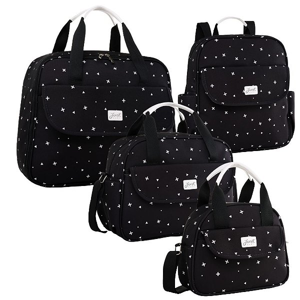 Kit Bolsa Maternidade Urban 4 Peças Preto