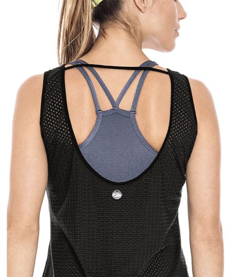 Regata Speedo Tiras Basic Preto 059296  - TAM. GG