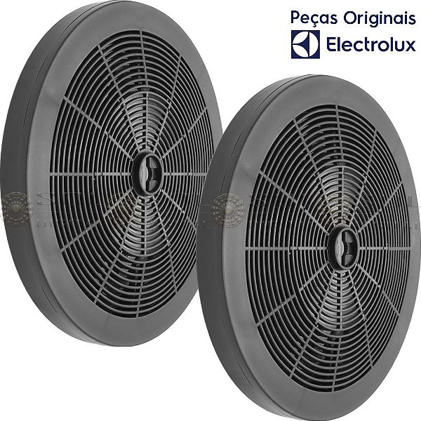 2 Filtros de Carvão Ativado para Depurador Electrolux DE60B DE60X DE80B DE80X