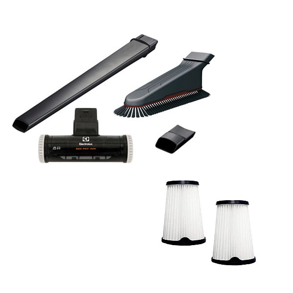 Kit Bocais Especiais + Filtros para Ergorapido ERG26 / ERG27 Electrolux