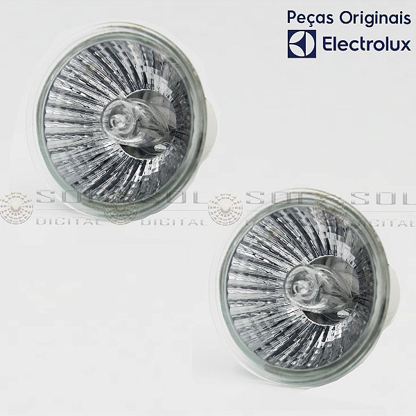 2 Lâmpadas Coifa Electrolux 60CX 90CX 60CXS 90CXS 60CT 90CT 60CTS 70CS 90CTS 60CV 90CV 60CVS 90CVS - 220V