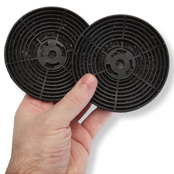 2 Filtros de Carvão Ativado para Depurador Electrolux Retrátil DE6RP e DE6RX (A23371901)