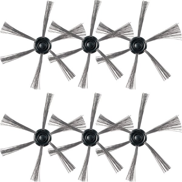 6x Escova Rotativa Wap FW009132 Original para Aspiradores Robô W90, W95 e W96 - Alta Performance