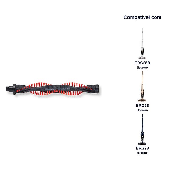 Electrolux Original Escova Rotativa do Bocal Aspirador Vertical Ergorapido ERG25B ERG26 ERG28 - A13071501