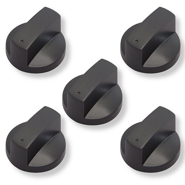 Kit com 5 Manipulos para Fogão Cooktop Electrolux KE9DX - A26406901