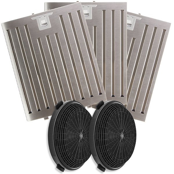 Kit Filtros para Coifa Electrolux Home Pro 90CTU - Carvão e Metálicos