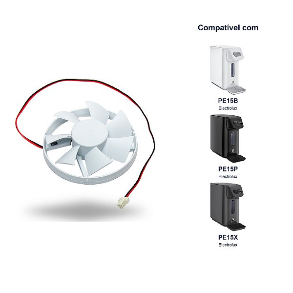 Motoventilador Electrolux A28950701 para Purificador PE15B PE15P PE15X