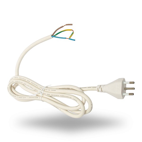 Cabo Elétrico Original Electrolux para ferro de passar ESI10 ESI11 A22991401 1,4m 3x0,75mm² 10A