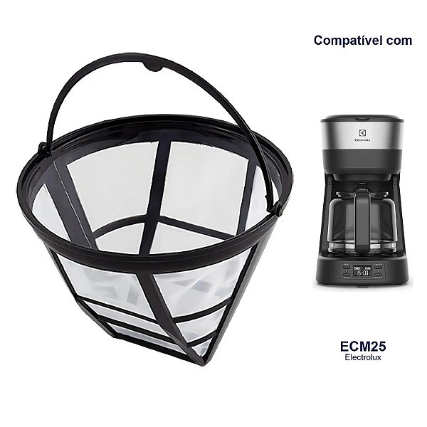 Filtro Permanente com Alça para Cafeteira Electrolux ECM25 - A24026401