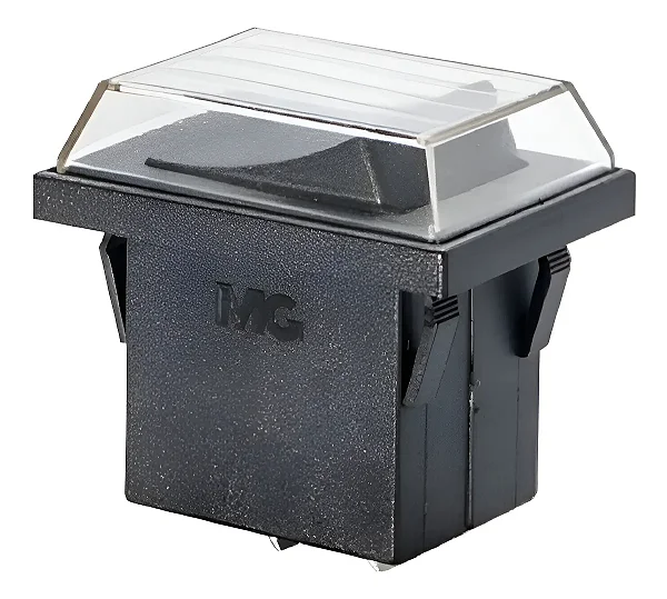 Interruptor Tecla Margirius 30223 Bipolar 15A Capa Preta