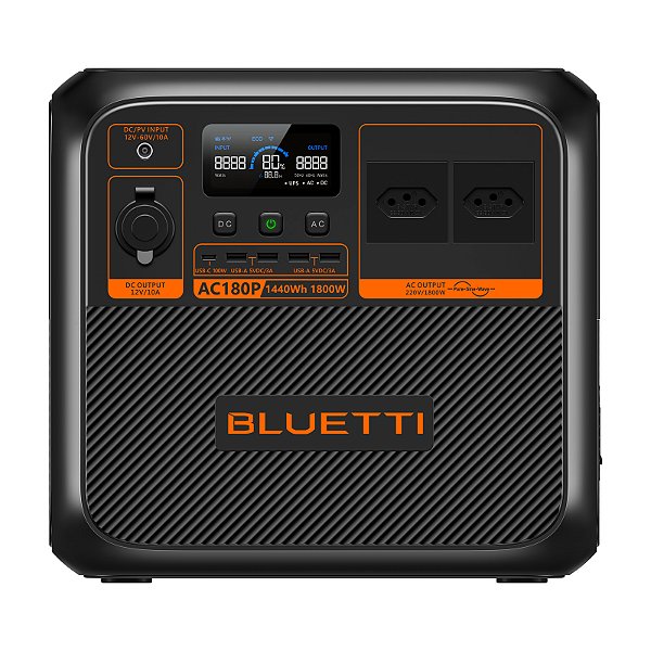 Bluetti AC180P 1800W 1440Wh 220V - Estação de Energia Portátil