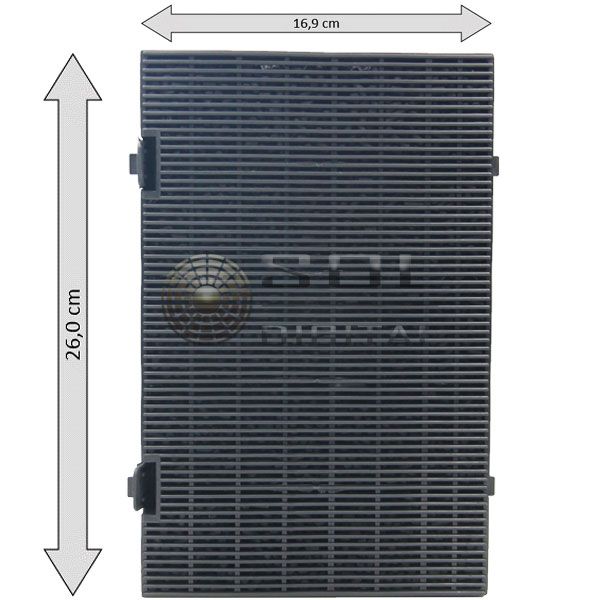 Filtro de Carvão Ativado para Coifa Electrolux Home Pro 90BS